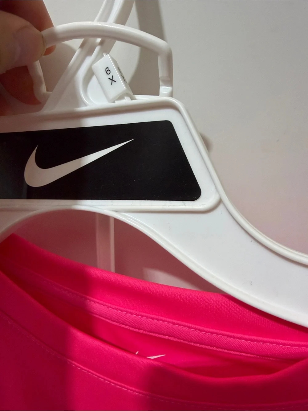 Nike kids Hot Pink Logo Tee and shorts set